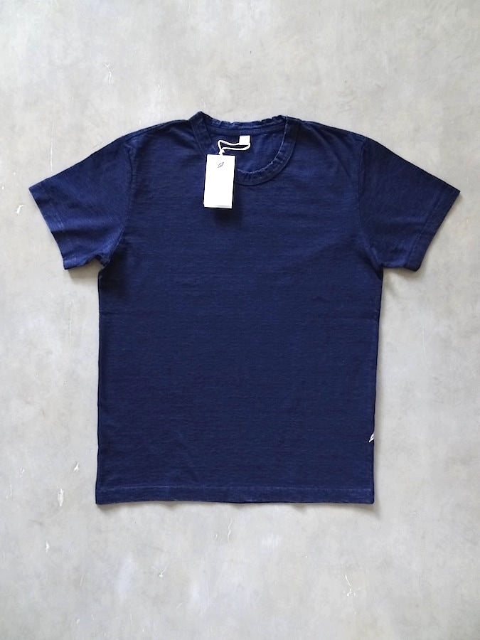 Pure Blue Japan - SS5011-D - Dark Indigo Dyed - Crew Neck - Short Sleeve T-Shirt
