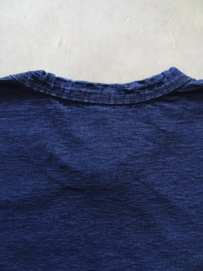 Pure Blue Japan - SS5011-D - Dark Indigo Dyed - Crew Neck - Short Sleeve T-Shirt