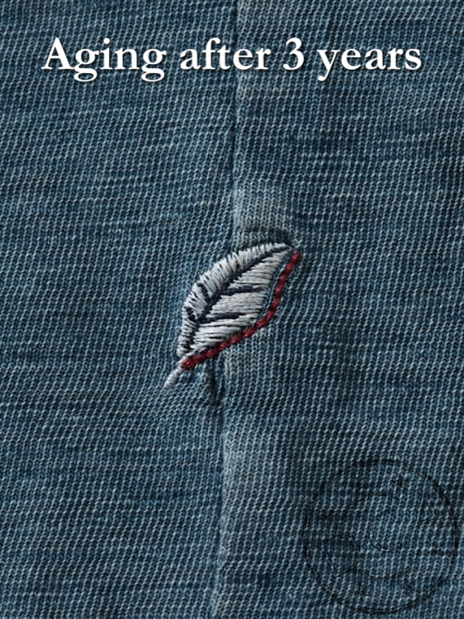 Pure Blue Japan - SS5011-D - Dark Indigo Dyed - Crew Neck - Short Sleeve T-Shirt