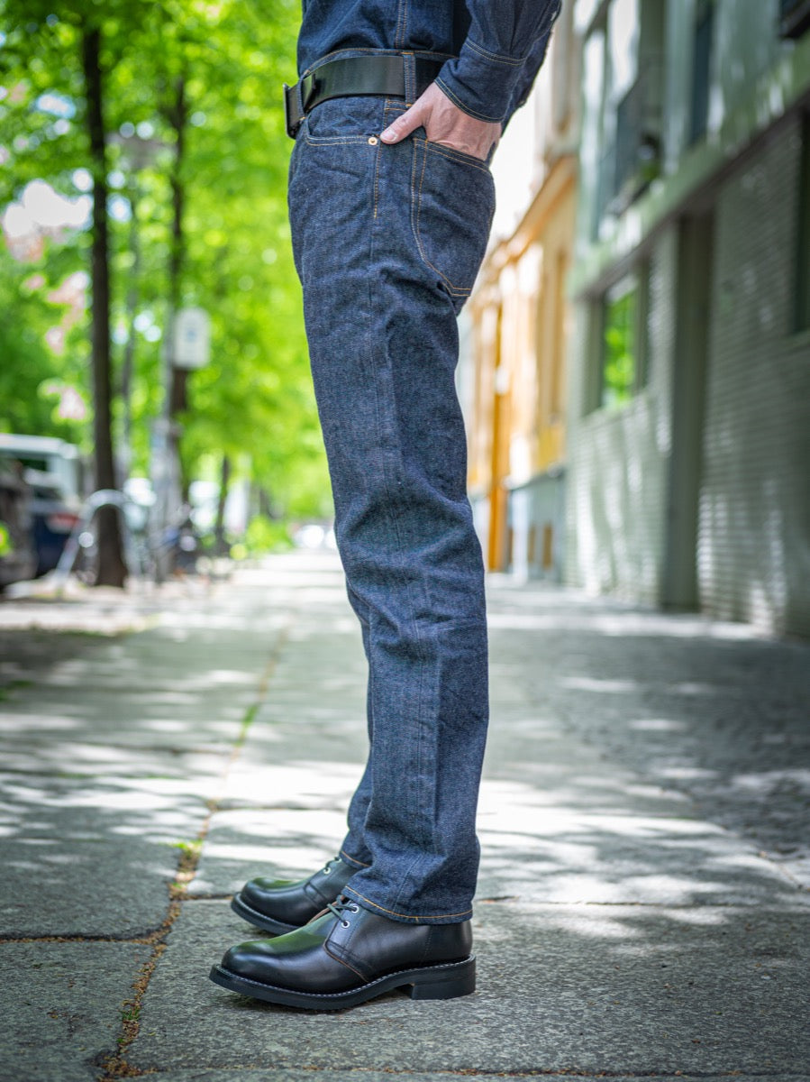 RESOLUTE 712 - One Washed - 14oz Japanese Selvedge Denim - Based on Levi’ s 505 - Zipper - Straight Tapered