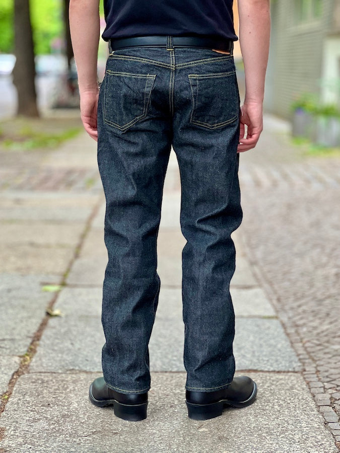 RESOLUTE GB714 - 15th Anniversary GHOST BLACK War Model (WWII Model) 13.5oz Japanese Selvedge Denim - Straight Cut