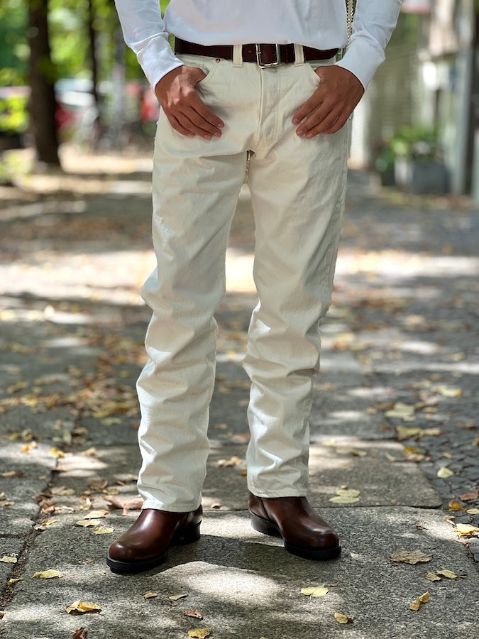 RESOLUTE AA714 - One Washed - White Selvedge Denim WWll - 13.5oz Japanese Selvedge Denim - Straight Cut