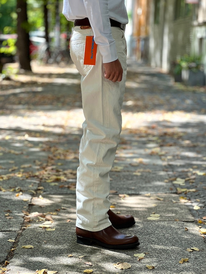 RESOLUTE AA714 - One Washed - White Selvedge Denim WWll - 13.5oz Japanese Selvedge Denim - Straight Cut