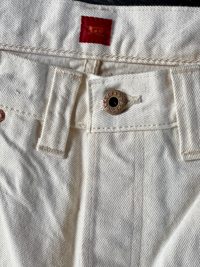RESOLUTE AA714 - One Washed - White Selvedge Denim WWll - 13.5oz Japanese Selvedge Denim - Straight Cut