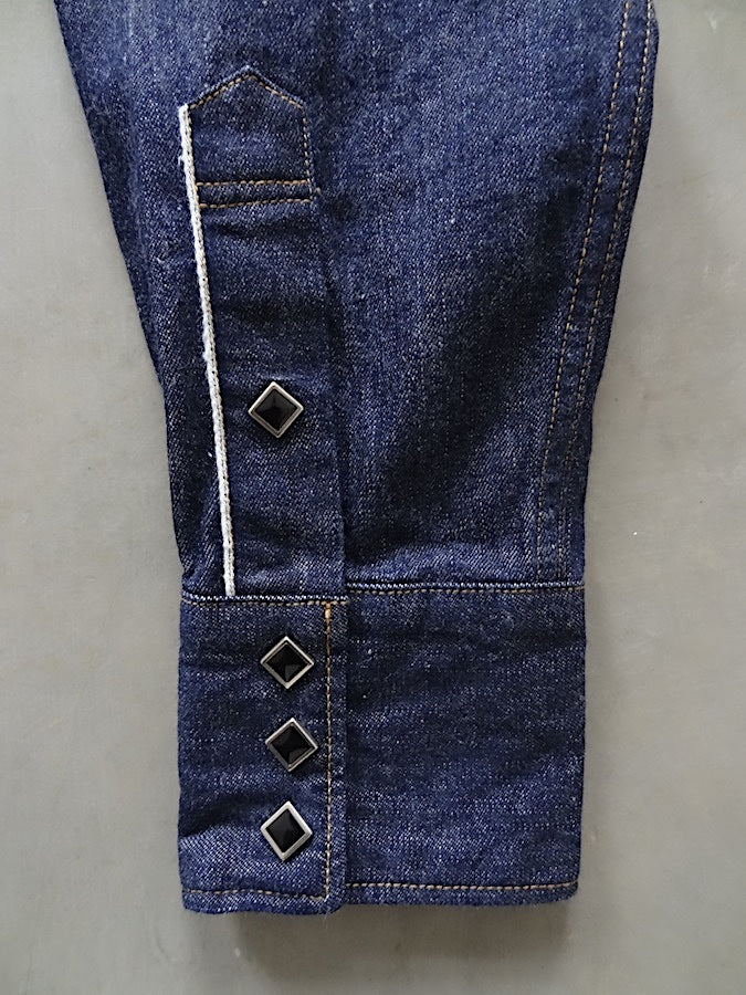 SWD-L02 - 10oz SERUBITCHI Selvedge Denim - HISHO - Western Shirt