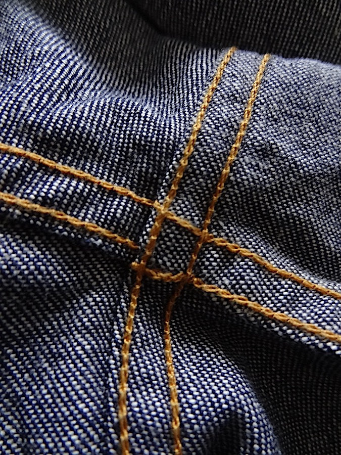 SWD-L02 - 10oz SERUBITCHI Selvedge Denim - HISHO - Western Shirt