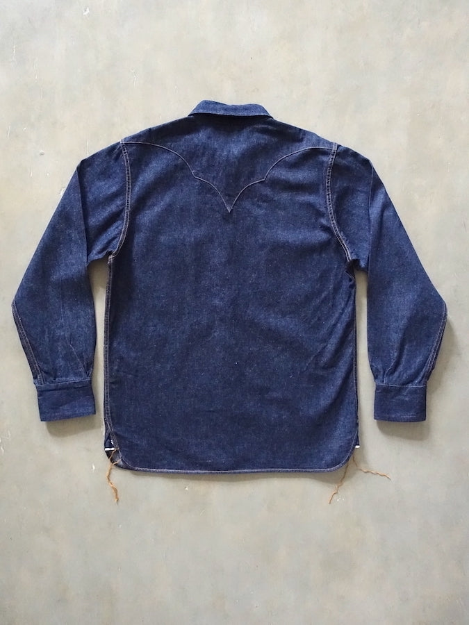 SWD-L02 - 10oz SERUBITCHI Selvedge Denim - HISHO - Western Shirt