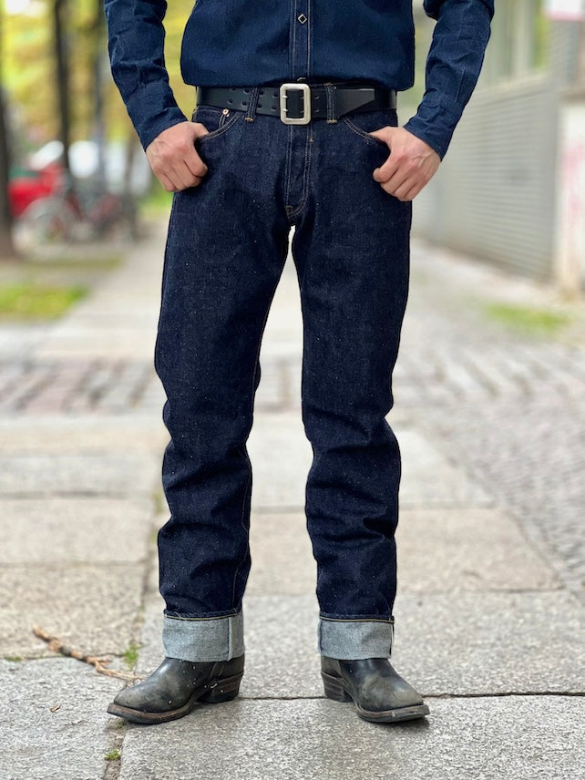 S0510XXII - Indigo - 15oz OTOKOGI Selvedge Denim - Regular Straight