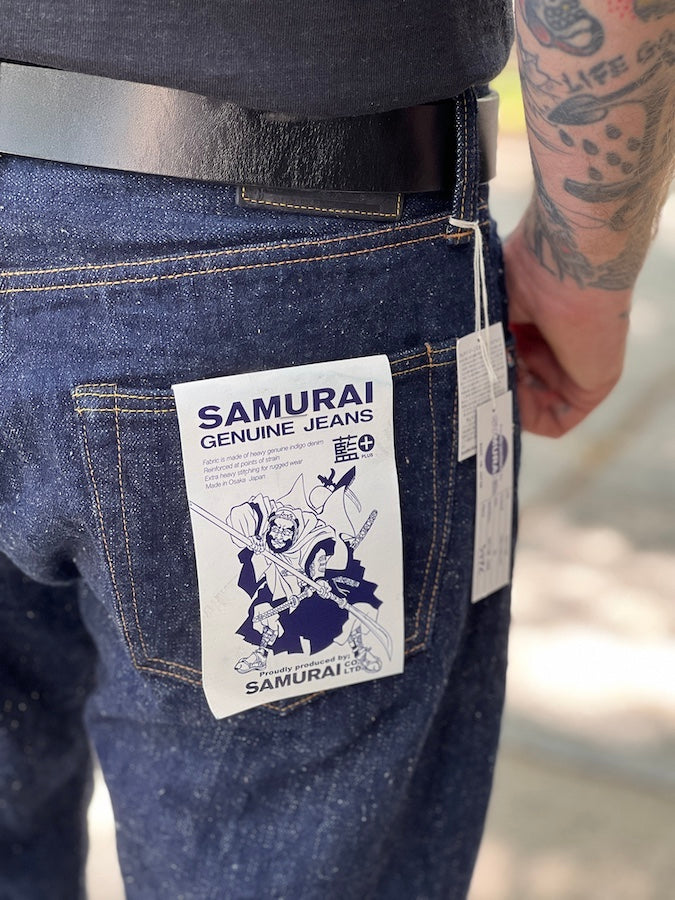 S211AX - AI PLUS - LIMITED OVERSEAS “AI-BENKEI” MODEL - 18oz Selvedge Denim - Natural Indigo & Indigo Mix - Tight Tapered
