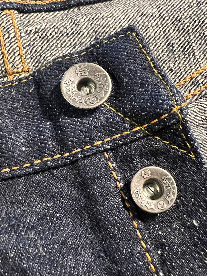 S211AX - AI PLUS - LIMITED OVERSEAS “AI-BENKEI” MODEL - 18oz Selvedge Denim - Natural Indigo & Indigo Mix - Tight Tapered