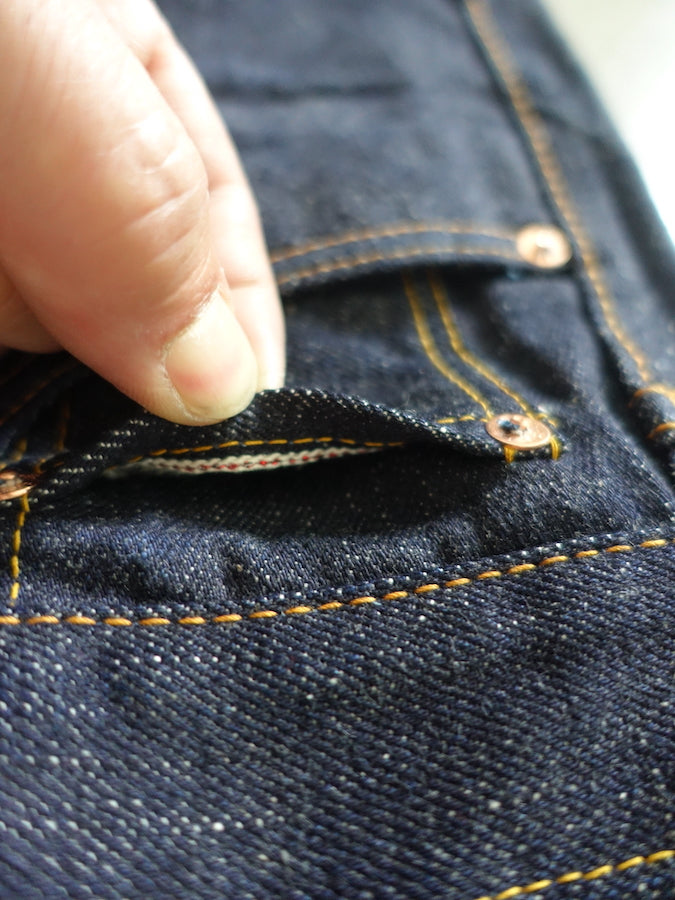 S5000VX - *NEW MODEL* - 17oz BUSHIDO Selvedge Denim - Model "ZERO" - Indigo - Straight Fit