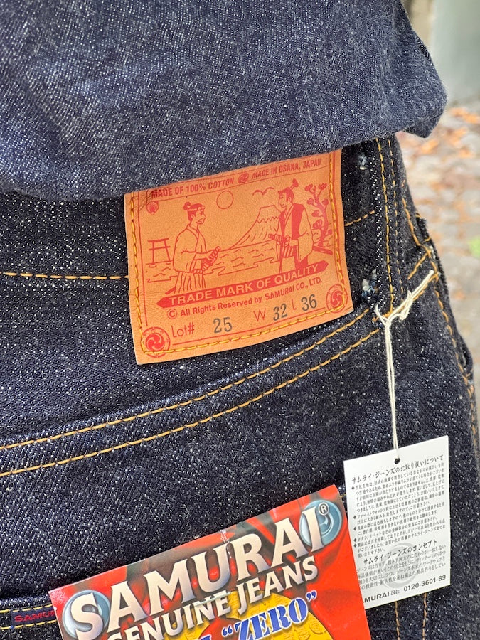 S5000VX - *NEW MODEL* - 17oz BUSHIDO Selvedge Denim - Model "ZERO" - Indigo - Straight Fit