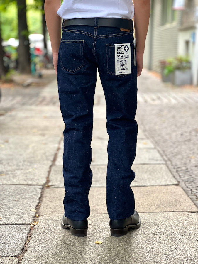 S500AX - "AI PLUS" Model - 18oz Selvedge Denim - Natural Indigo & Indigo Mix - Straight Cut