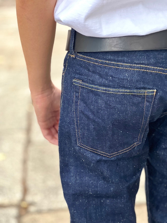 S500AX - "AI PLUS" Model - 18oz Selvedge Denim - Natural Indigo & Indigo Mix - Straight Cut