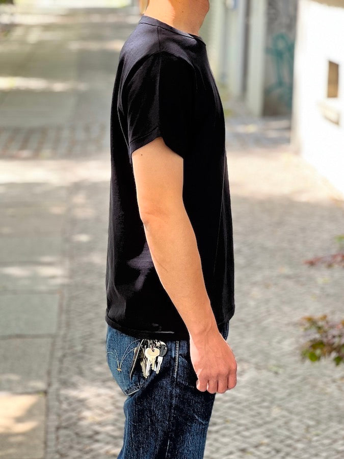 SJ2PST-CREW - Medium Weight 2-PACK TEE - Black