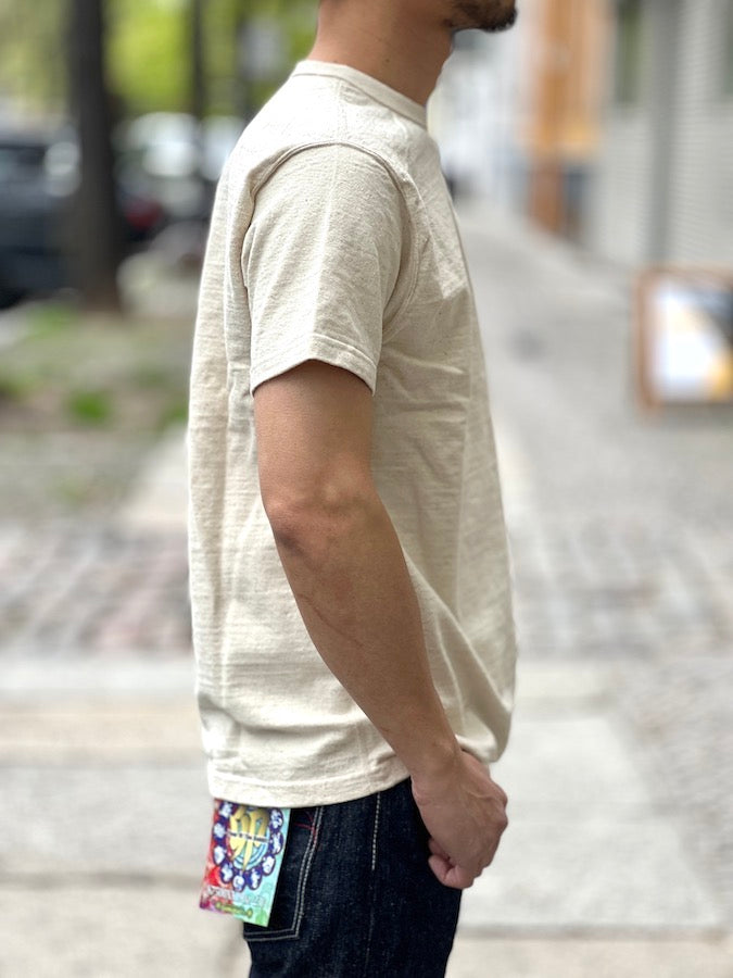 SJST-SC01 - T-Shirt "SAMURAI COTTON PROJECT" - Produced with Samurai's own cotton - NATURAL
