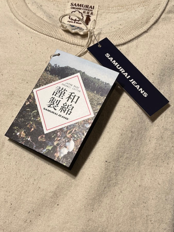 SJST-SC01 - T-Shirt "SAMURAI COTTON PROJECT" - Produced with Samurai's own cotton - NATURAL