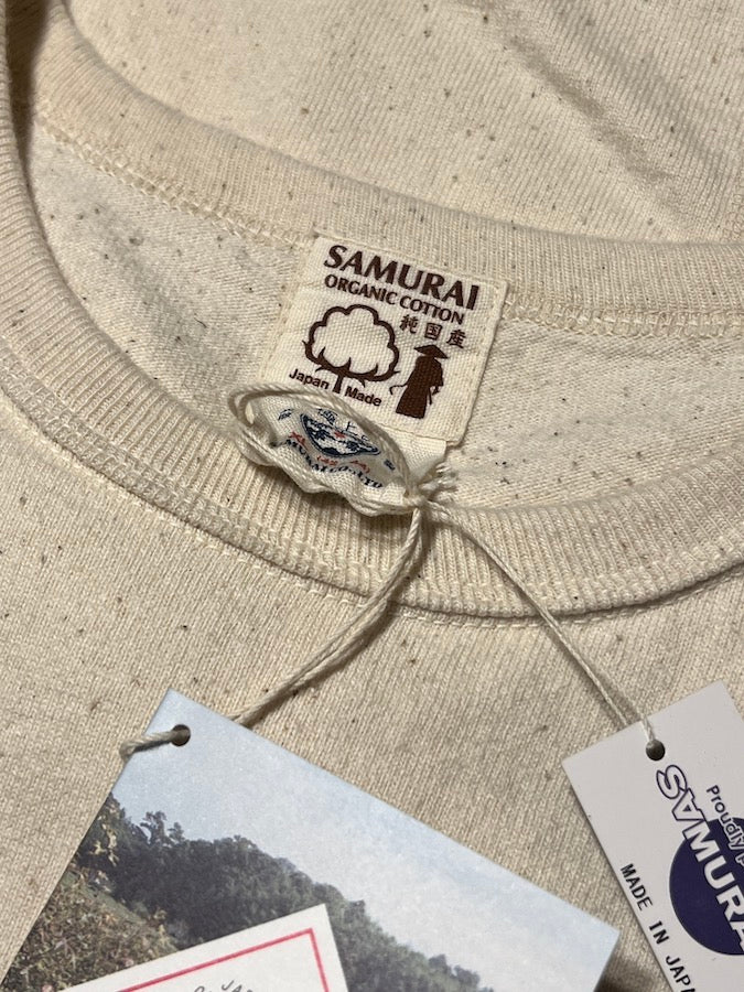 SJST-SC01 - T-Shirt "SAMURAI COTTON PROJECT" - Produced with Samurai's own cotton - NATURAL