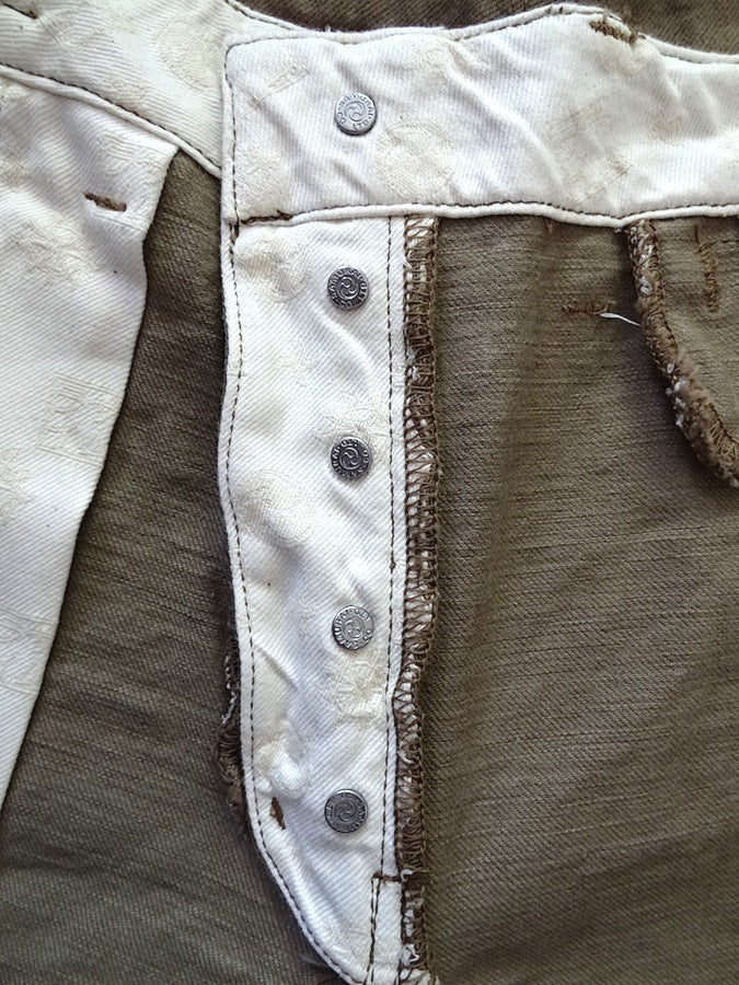 SJ42CP - 15oz Sulfur Dye Selvedge - HEAVY CHINO PANTS - Slim Straight