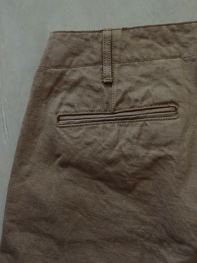 SJ42CP - 15oz Sulfur Dye Selvedge - HEAVY CHINO PANTS - Slim Straight