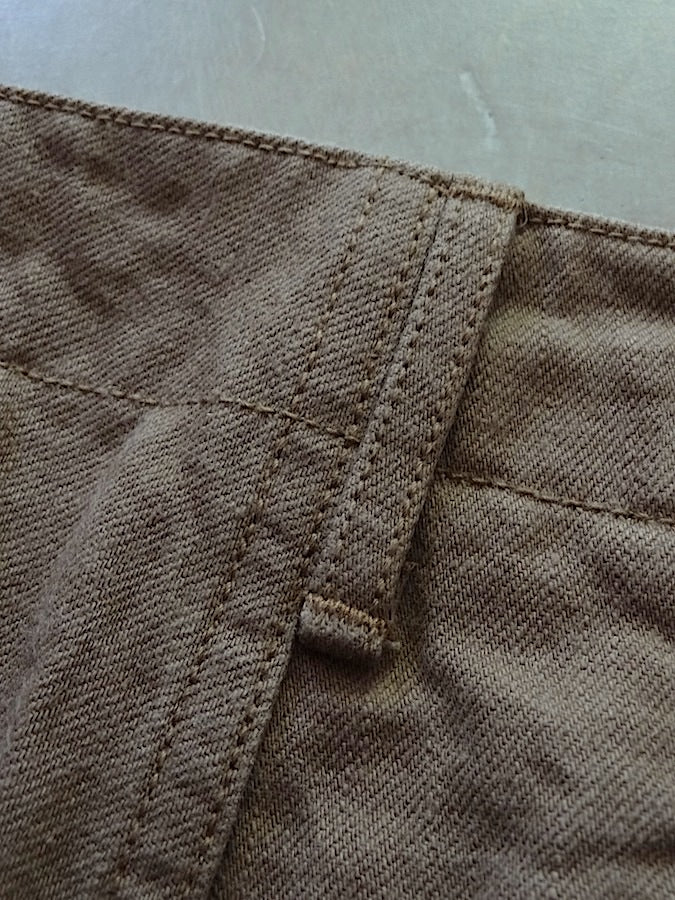 SJ42CP - 15oz Sulfur Dye Selvedge - HEAVY CHINO PANTS - Slim Straight