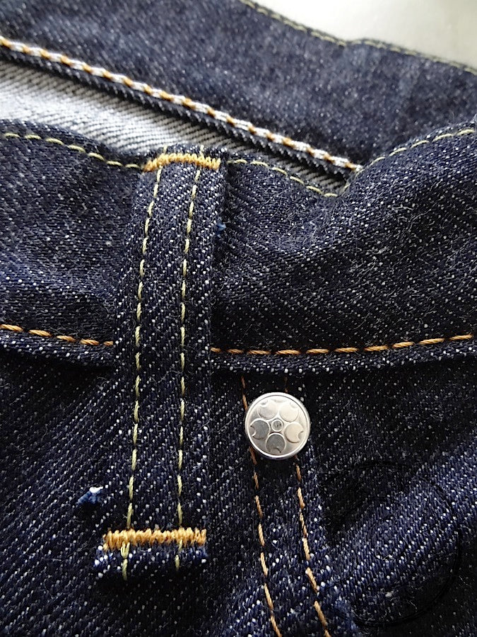 S004JP - 倭 YAMATO MODEL - 15oz "DAMASHII" Selvedge Denim - Indigo - Slim Tapered