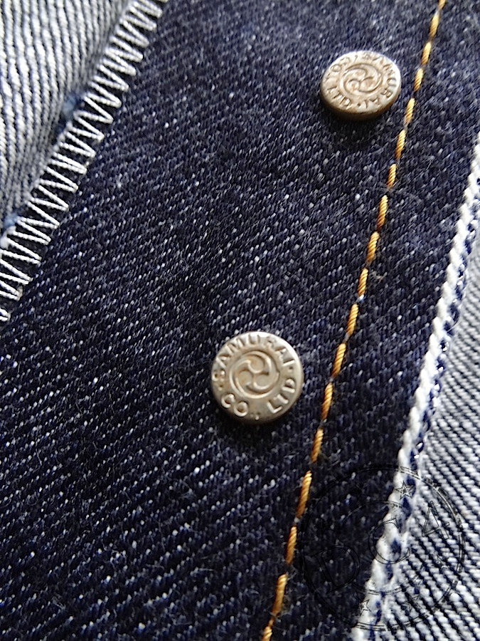 S004JP - 倭 YAMATO MODEL - 15oz "DAMASHII" Selvedge Denim - Indigo - Slim Tapered