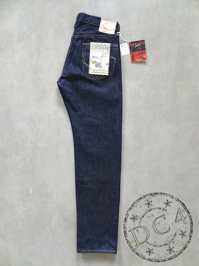 S004JP - 倭 YAMATO MODEL - 15oz "DAMASHII" Selvedge Denim - Indigo - Slim Tapered