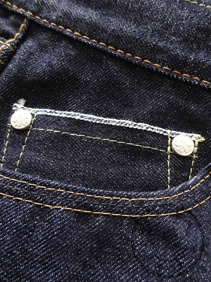 S004JP - 倭 YAMATO MODEL - 15oz "DAMASHII" Selvedge Denim - Indigo - Slim Tapered