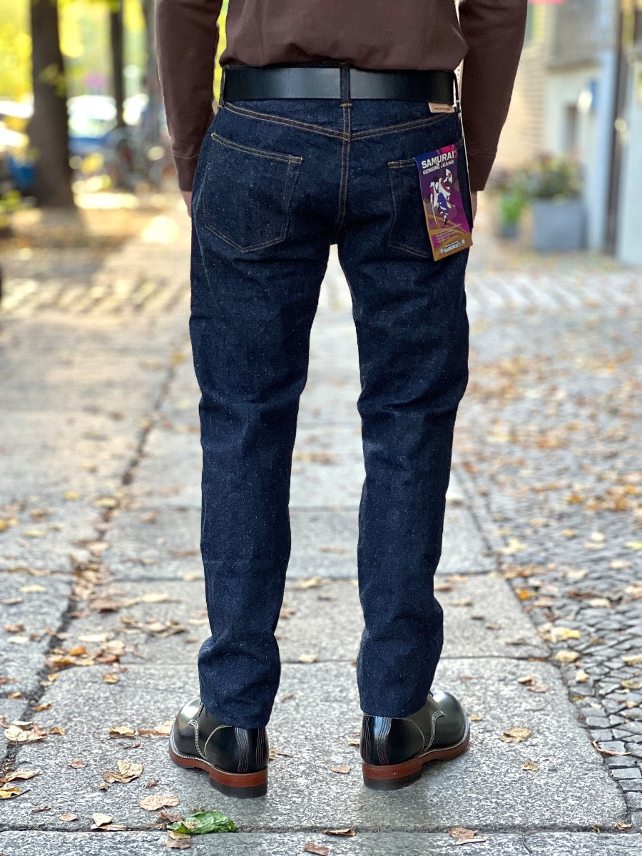 S0255XX - “USHIWAKA" MODEL - 15oz OTOKOGI Selvedge Denim - Slim High Tapered