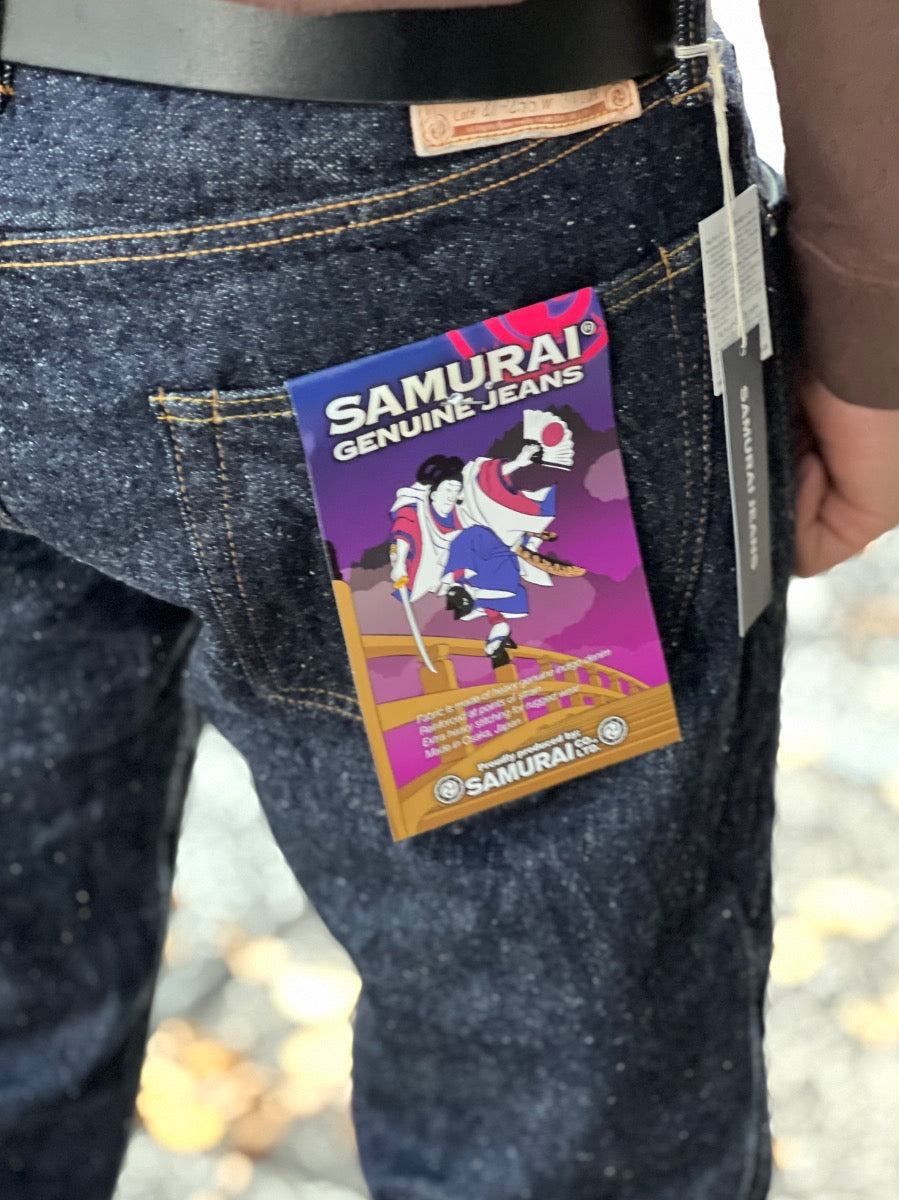 S0255XX - “USHIWAKA" MODEL - 15oz OTOKOGI Selvedge Denim - Slim High Tapered