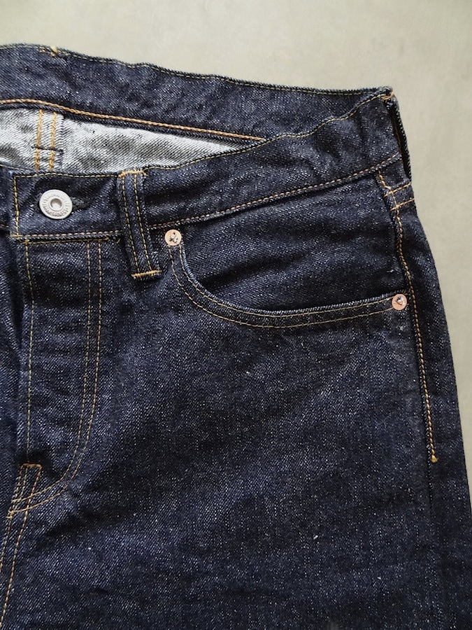 S0255XX - “USHIWAKA" MODEL - 15oz OTOKOGI Selvedge Denim - Slim High Tapered