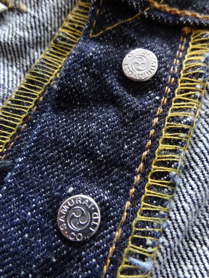 S0255XX - “USHIWAKA" MODEL - 15oz OTOKOGI Selvedge Denim - Slim High Tapered