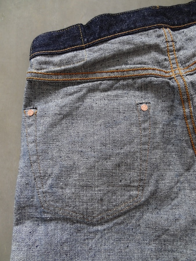 S0255XX - “USHIWAKA" MODEL - 15oz OTOKOGI Selvedge Denim - Slim High Tapered