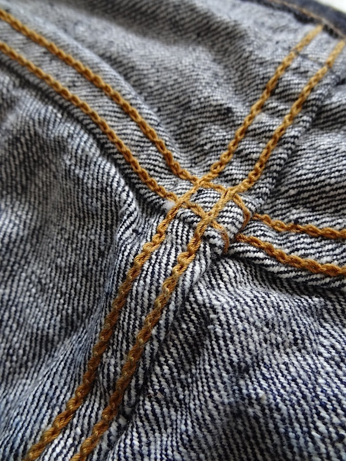 S0255XX - “USHIWAKA" MODEL - 15oz OTOKOGI Selvedge Denim - Slim High Tapered