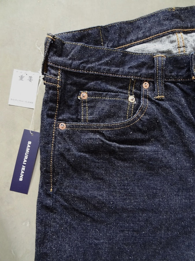 S0255XX - “USHIWAKA" MODEL - 15oz OTOKOGI Selvedge Denim - Slim High Tapered