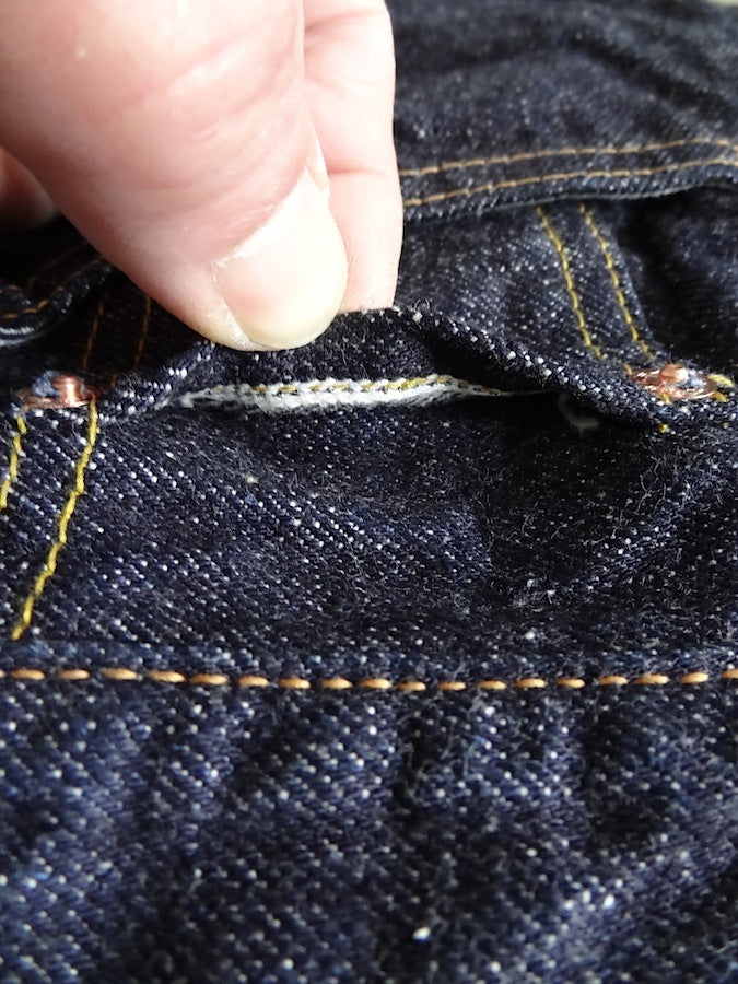 S0255XX - “USHIWAKA" MODEL - 15oz OTOKOGI Selvedge Denim - Slim High Tapered