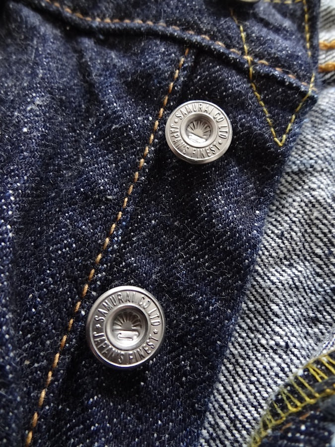 S0255XX - “USHIWAKA" MODEL - 15oz OTOKOGI Selvedge Denim - Slim High Tapered