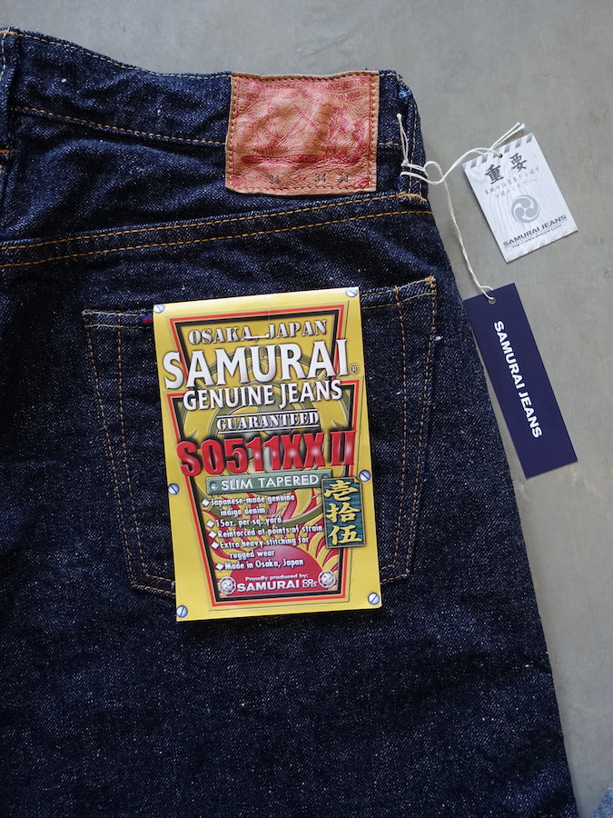 S0511XXII - 15oz - OTOKOGI Denim - American Texas Cotton - Indigo - Slim Tapered -