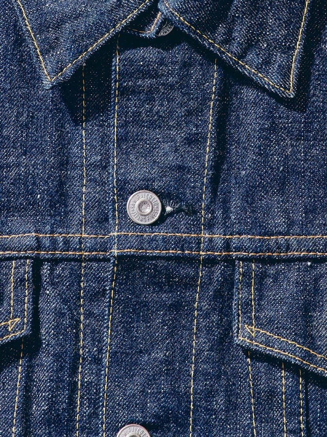 S0553XX - 3rd Type Denim Jacket - 15oz OTOKOGI Selvedge Denim - 100% Texas Cotton