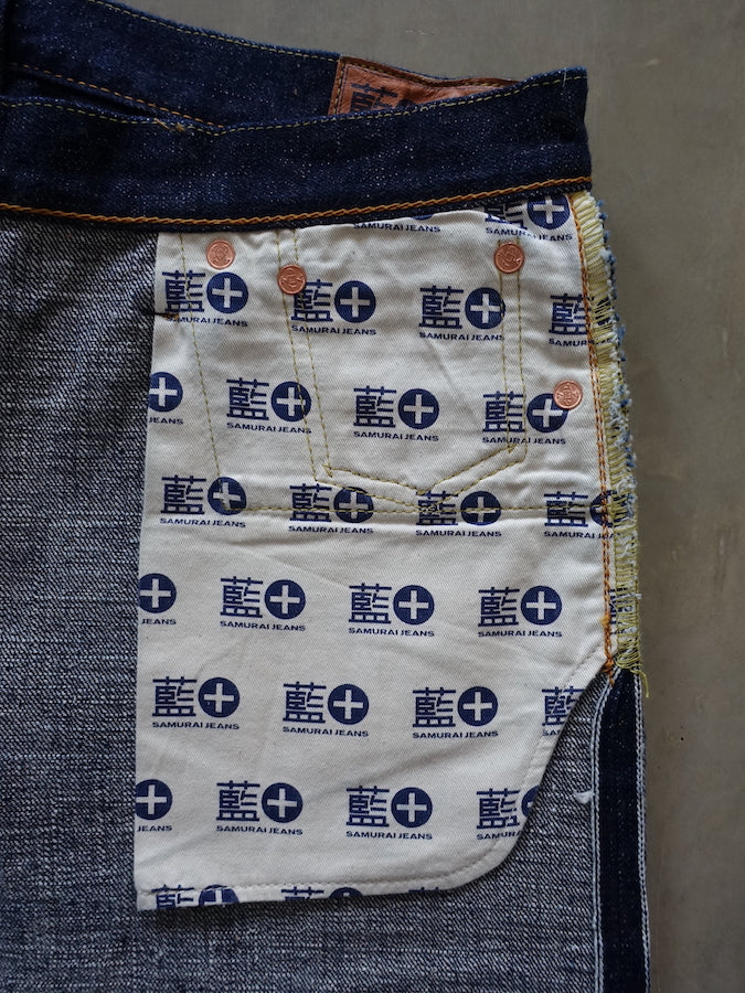 S511AX "AI PLUS" 18oz Selvedge Denim - Natural Indigo & Indigo Mix - Slim Tapered
