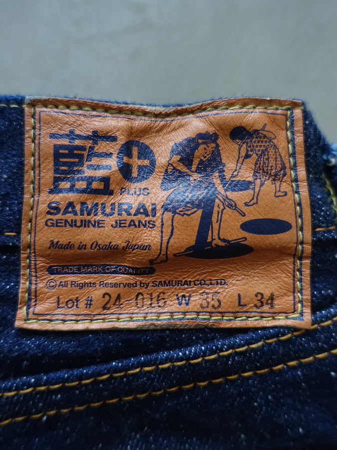 S511AX "AI PLUS" 18oz Selvedge Denim - Natural Indigo & Indigo Mix - Slim Tapered