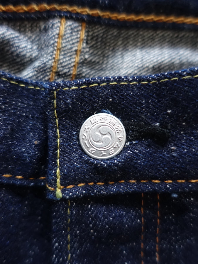 S511AX "AI PLUS" 18oz Selvedge Denim - Natural Indigo & Indigo Mix - Slim Tapered