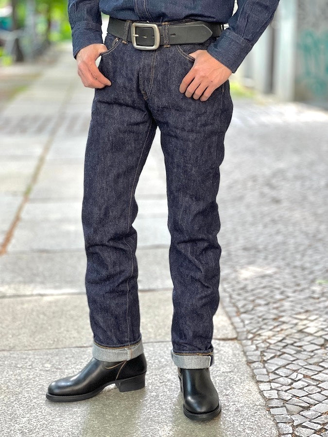 S710XX19ozII - Indigo - 19oz KIWAMI Selvedge Denim - Slim Straight