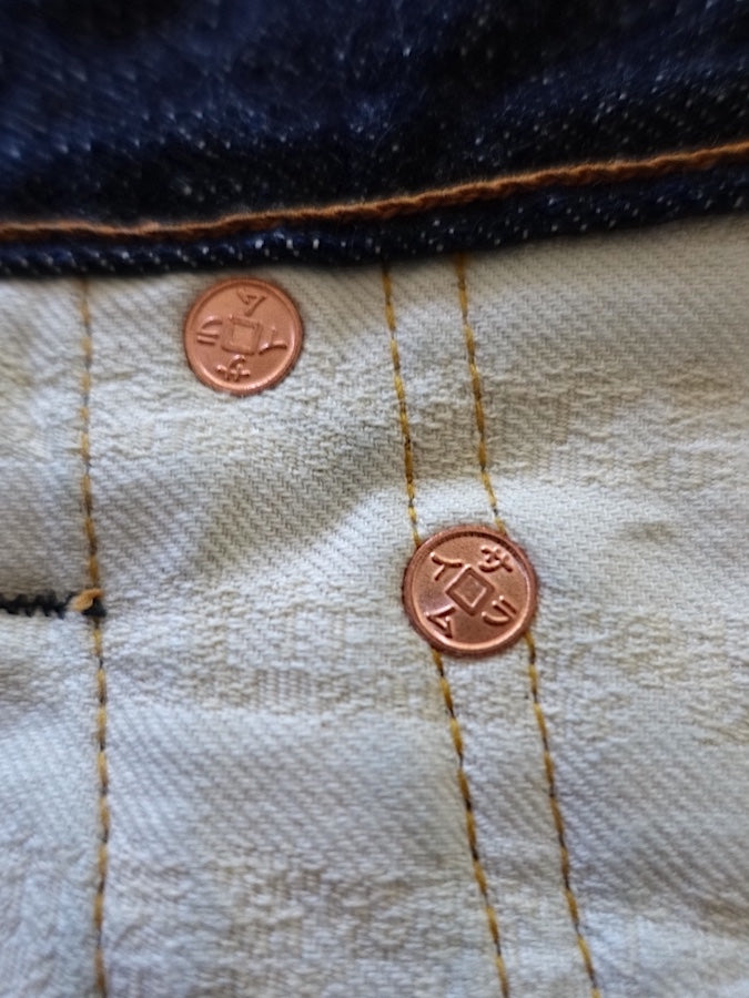 S710XX19ozII - Indigo - 19oz KIWAMI Selvedge Denim - Slim Straight