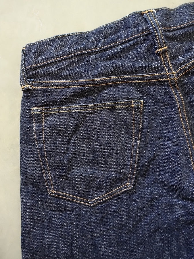 S710XX19ozII - Indigo - 19oz KIWAMI Selvedge Denim - Slim Straight