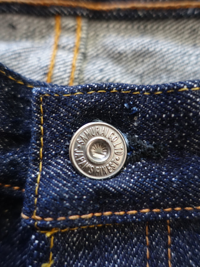 S710XX19ozII - Indigo - 19oz KIWAMI Selvedge Denim - Slim Straight