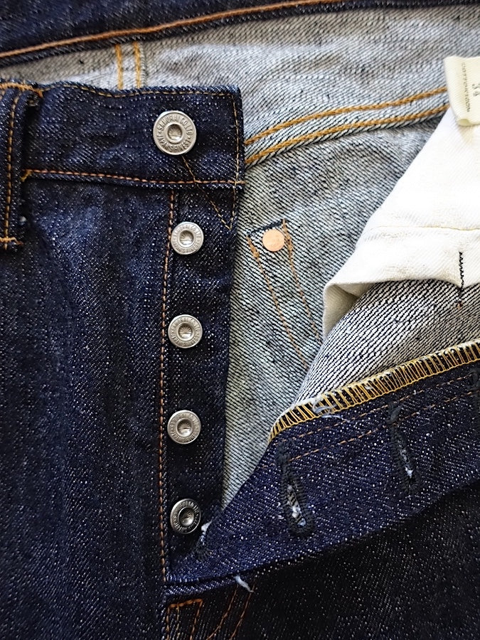 S710XX19ozII - Indigo - 19oz KIWAMI Selvedge Denim - Slim Straight