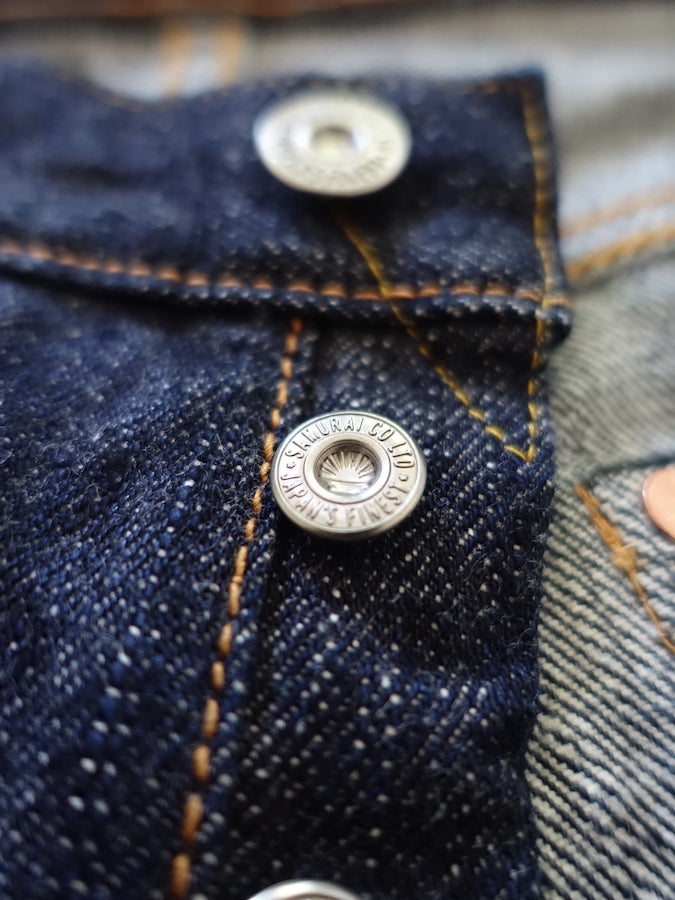 S710XX19ozII - Indigo - 19oz KIWAMI Selvedge Denim - Slim Straight