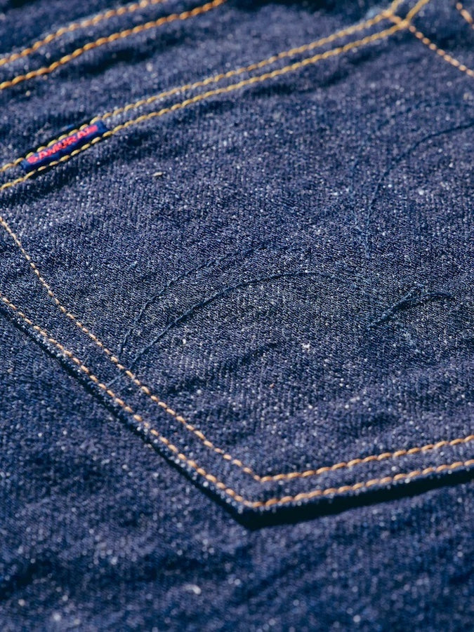 S713VXII - 17oz BUSHIDO Selvedge Denim - ZERO Series - Indigo Dyed - Tight Tapered